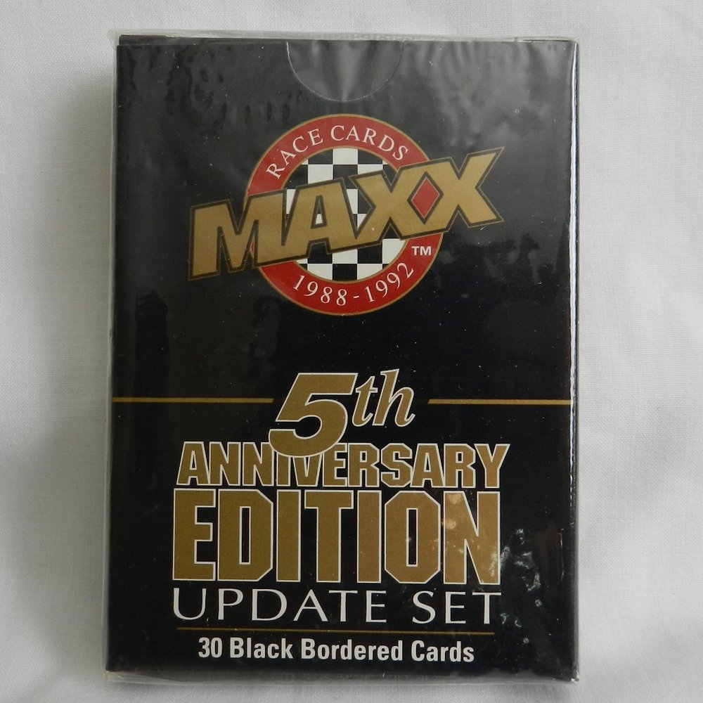 1992 Maxx Race Cards 5th Anniversary 30 Update Set New Unopened